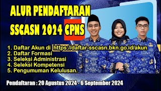 ALUR PENDAFTARAN SSCASN 2024 CPNS [upl. by Seaver]