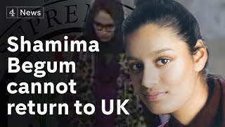 Shamima Begum cannot return to UK to fight citizenship case Supreme Court rules [upl. by Aivlis71]