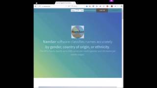 NamSor for NationBuilder  gender origin  ethnicity segmentation [upl. by Serilda]
