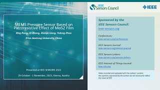 MEMS Pressure Sensor Based on Piezoresistive Effect of MoS2 Film [upl. by Atinhoj]