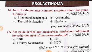 Prolactinoma mcq [upl. by Awuhsoj897]