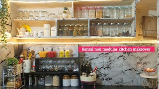 Indian Non Modular Kitchen MakeoverOrganisationmakeover amp Decoration ideas diwalispecial [upl. by Eleonore]