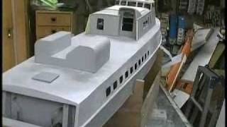 HYDROFOIL BOAT RC MODEL PT50 MAKING 水中翼船 おおとり三号 [upl. by Assele512]