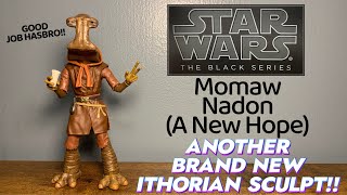 Momaw NadonBlack Series Figure Review A New Hope 2ed Ithorian Sculpt In The Line [upl. by Reiter90]