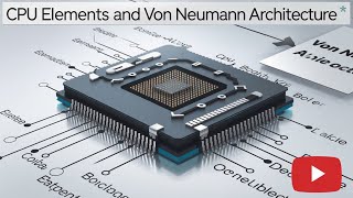 CPU Elements  Von Neumann architecture bca computerscience [upl. by Linnet]