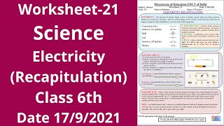 Worksheet 21 Science class 617921English Medworksheet Science class 6 Scienceworksheet21class6 [upl. by Yusuk283]