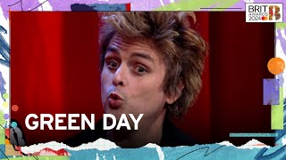 Green Day Make Their Return To The BRITs After Years  The BRIT Awards 2024 [upl. by Akemahc]