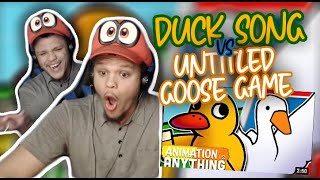 The Duck Song vs Untitled Goose Game Rap Battle Reaction BRO THIS DUCK AND THE MOM JOKES LMFAOOO [upl. by Vipul239]