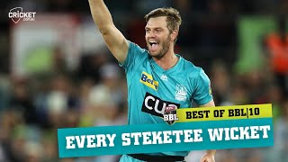 Every wicket Super Steketee leads Heat attack [upl. by Nageet]