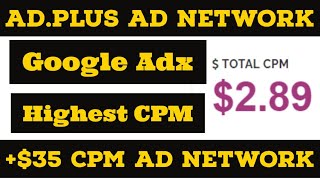 adplus ad network highest CPM zero traffic requirements mr naveed shah [upl. by Felipe]