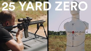 BEST LPVO Combat Rifle Zero  25 Yards [upl. by Morse318]