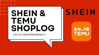 SHEIN EN TEMU SHOPLOG  Katja Vlogs [upl. by Stempson390]