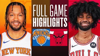 KNICKS at BULLS  FULL GAME HIGHLIGHTS  April 9 2024 [upl. by Ofori]