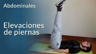 Ejercicios abdominales  Elevaciones de piernas [upl. by Vigen]