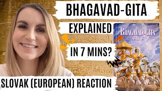 Bhagavadgita explained in 7 mins on the Ranveer Show  Slovak European Reaction [upl. by Cirtemed214]