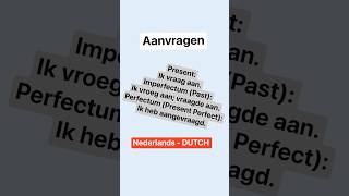 Aanvragen  Nederlands DUTCH [upl. by Alemap948]