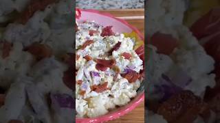 Keto beacon salad domoweobiady dinner salad youtubeshorts party [upl. by Eneliak]