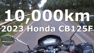 Cracking 10000Km  2023 Honda CB125F [upl. by Nittirb]