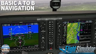 Beginners G1000 Navigation Tutorial  MSFS Tutorial [upl. by Aeikan]