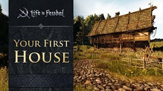 How to Build Your First House  Life is Feudal MMO [upl. by Ielerol]