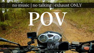 POV Motorcycle Ride  Oil Field  BMW F650GS  EXHAUST ONLY [upl. by Yttiy]