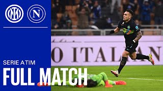 FULL MATCH  INTER vs NAPOLI  202122 SERIE A TIM  MATCHDAY 13 ⚫🔵🇮🇹 [upl. by Anirtruc]