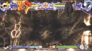 BlazBlue 052509  ShadowRachel vs KaqnJin KeitaTaokaka vs ShadowHakumen [upl. by Anier637]