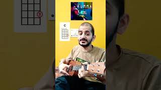 The Humma Song  Easy Strumming Lesson  shorts music ukulele ramanujmishra [upl. by Norse]