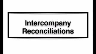 Intercompany reconciliation [upl. by Aratihc680]