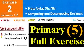 Exercise 2 on Lesson 2amp3 Place Value ShuffleComposind and Decomposing Decimals Grade 5 1st term [upl. by Valle]