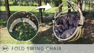 🔨 Outdoor Fold Swing Chair  Składany fotel ogrodowy [upl. by Bolte]