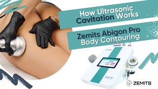 How ultrasonic cavitation works Body slimming with Zemits Abigon Pro [upl. by Celina]