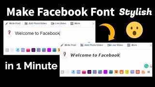 How to change font style in Facebook messenger No root  Android [upl. by Plunkett825]