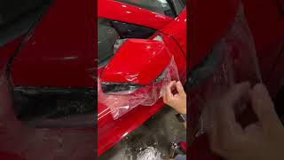 Ppf installation side mirror foryou automobile shortvideo [upl. by Doscher]