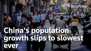 China demographic crisis looms as population growth slips to slowest ever [upl. by Wernda]