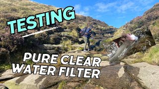 Pure Clear Water Filter Test [upl. by Nylhsoj]