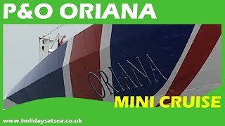 PampO Oriana ship tour  Bruges Getaway from Southampton X618 [upl. by Nnairrehs]