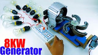 Top07 Transformer Motor Copper Coil 18000W AC 220V Electric Energy Inverter IPS Generator [upl. by Redford874]