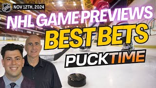 NHL Picks and Predictions Today  Jets vs Rangers  Flames vs Canucks  PuckTime Nov 12 [upl. by Innej]