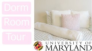 University of Maryland UMD Dorm Room Tour [upl. by Ilak]