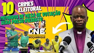 QUEM SERÁ MEMBRO DE VOTAÇÃO PRECISA EVITAR CADEIA IMEDIATAMENTE NA ELEIÇÃO EM MOÇAMBIQUE NO DIA 09 [upl. by Audri]