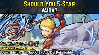 Should You 5Star Vaida Distant Counter Spear  Iotes Shield Support  Fire Emblem Heroes Guide [upl. by Motch37]