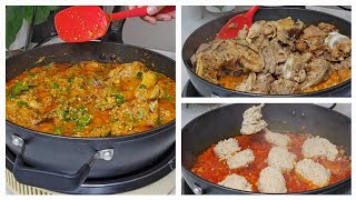 HOW TO MAKE EGUSI SOUP THE BEST WAY TO MAKE EGUSI SOUP WITH LUMPS EGUSI SOUP RECIPE DETAILED [upl. by Deni]