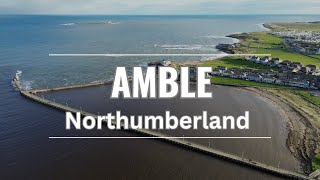 Amble Harbour  A Northumberland Coastal Adventure  DJI Mini 3 [upl. by Dnalyk]