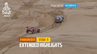 Extended highlights of Stage 8 presented by Aramco  Dakar2023 [upl. by Nivrae]