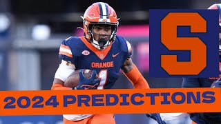 Syracuse Football 2024 Predictions [upl. by Imoan]