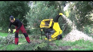 Haecksler 4 The fastest compact wood chipper Shredding more in less time [upl. by Anilas]