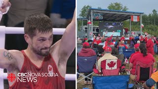 This Olympic boxers hometown is cheering him on [upl. by Wat]