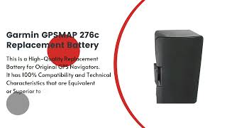 Replacement Battery for Garmin GPSMAP 276c [upl. by Nnylyak124]