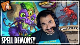 SPELL INFUSED DEMONS  Hearthstone Battlegrounds [upl. by Suedama23]